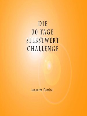 cover image of 30 Tage Selbstwert--Challenge